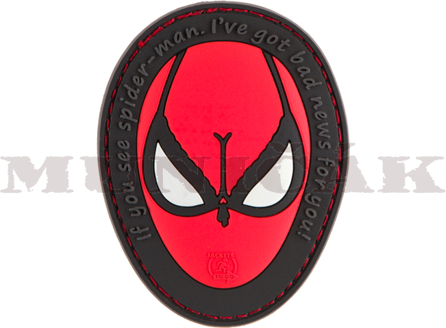 JTG 3D PVC Nášivka/Patch Spiderboobs - color