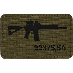 M-TAC Cordura Nášivka/Patch AR-15 223/5,56 - ranger green / black (51111232)