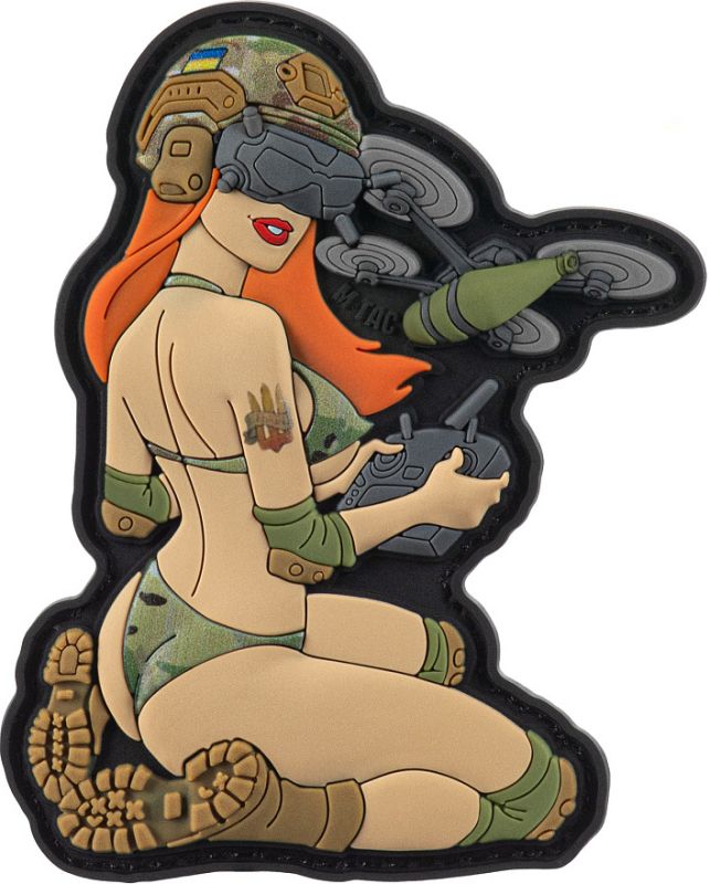 M-TAC 3D PVC Nášivka/Patch Tactical girl No6 v.4 - color (51468006)