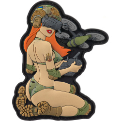 M-TAC 3D PVC Nášivka/Patch Tactical girl No6 v.4 - color (51468006)