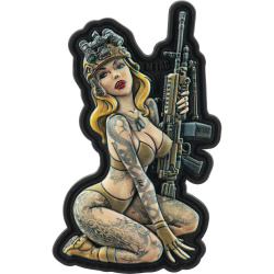 M-TAC 3D PVC Nášivka/Patch Tactical Girl No5 v.1 - color (51461003)