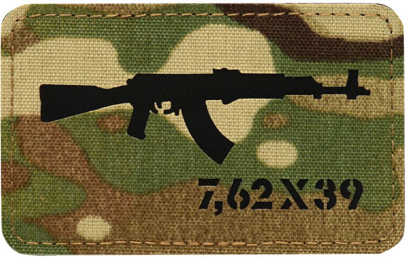 M-TAC Cordura Nášivka/Patch AKM 7,62х39 - multicam / black (51110802)