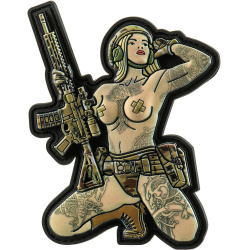 M-TAC 3D PVC Nášivka/Patch Tactical Girl No1 Skandinavik - color (51116102)