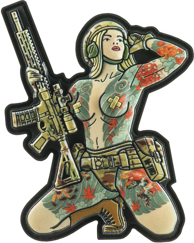 M-TAC 3D PVC Nášivka/Patch Tactical Girl No1 Yakuza - color (51116101)