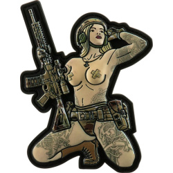 M-TAC 3D PVC Nášivka/Patch Tactical Girl No1 Skandinavik with Mjollnir - color (51116107)