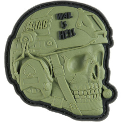 M-TAC 3D PVC Nášivka/Patch War is Hell - olive (51328001)