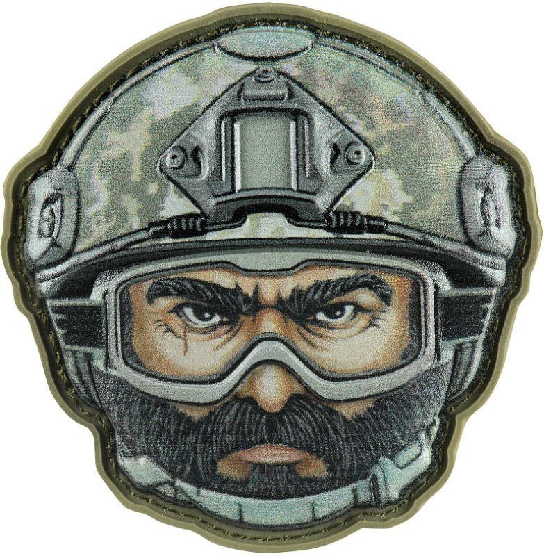 M-TAC 3D PVC Nášivka/Patch Emoji No6 - olive (51353506)