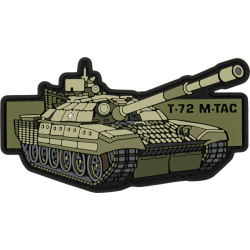 M-TAC 3D PVC Nášivka/Patch T-72 - green (51348359)