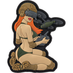 M-TAC 3D PVC Nášivka/Patch Tactical Girl No6 v.2 - color (51465006)