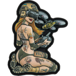 M-TAC 3D PVC Nášivka/Patch Tactical Girl No6 Hooligan 2 - color (51468001)