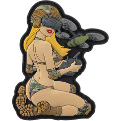 M-TAC 3D PVC Nášivka/Patch Tactical Girl No6 v.3 - color (51468005)