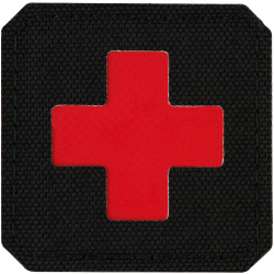 M-TAC Textilná Nášivka/Patch Medic Cross LC - black / red (51122233)