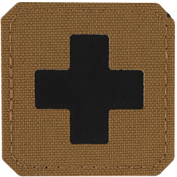 M-TAC Textilná Nášivka/Patch Medic Cross LC - coyote / black (51122502)