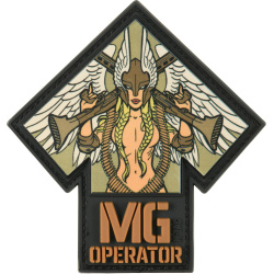 M-TAC 3D PVC Nášivka/Patch MG Operator - black / coyote (51348108)