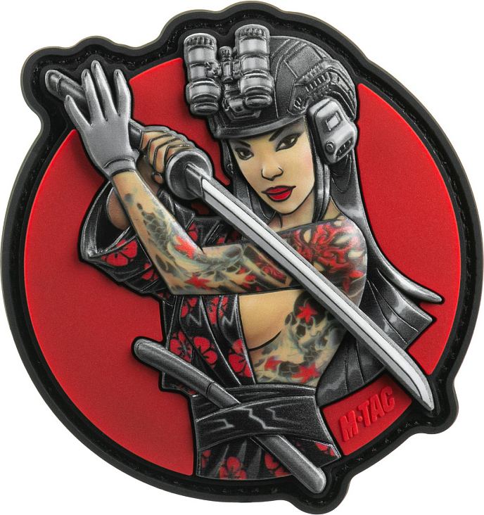 M-TAC 3D PVC Nášivka/Patch Tactical girl #3 Watterfall - color (51116404)