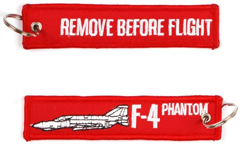 Kľúčenka Remove before flight + F-4