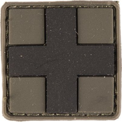 MILTEC 3D PVC Nášivka/Patch first aid pvc, 3x3cm - olive drab (16830101)