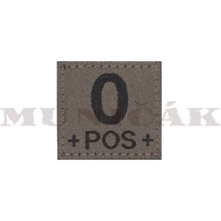 CLAW GEAR Textilná Nášivka/Patch 0 POS - RAL7013 (18439)