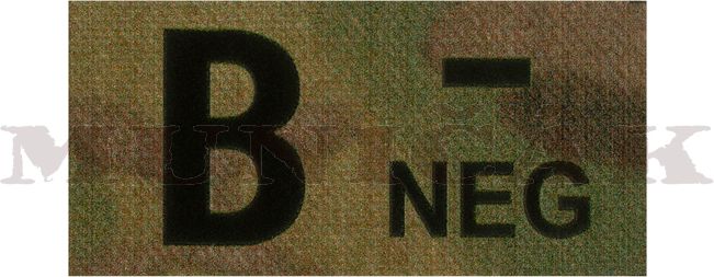 CLAW GEAR IR Nášivka/Patch B NEG - multicam (27816)