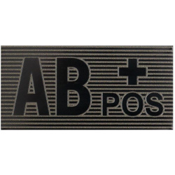 DIRECT ACTION IR Nášivka/Patch AB POS - black / boreal green (PA-ABP2-PES-BBG)