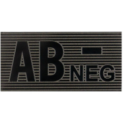 DIRECT ACTION IR Nášivka/Patch AB NEG - black / boreal green (PA-ABN2-PES-BBG)