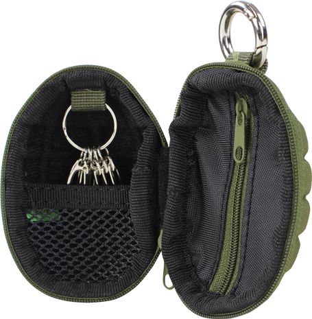 CONDOR MOLLE Prívesok / pouch na kľúče Granát - čierny (221043-002)