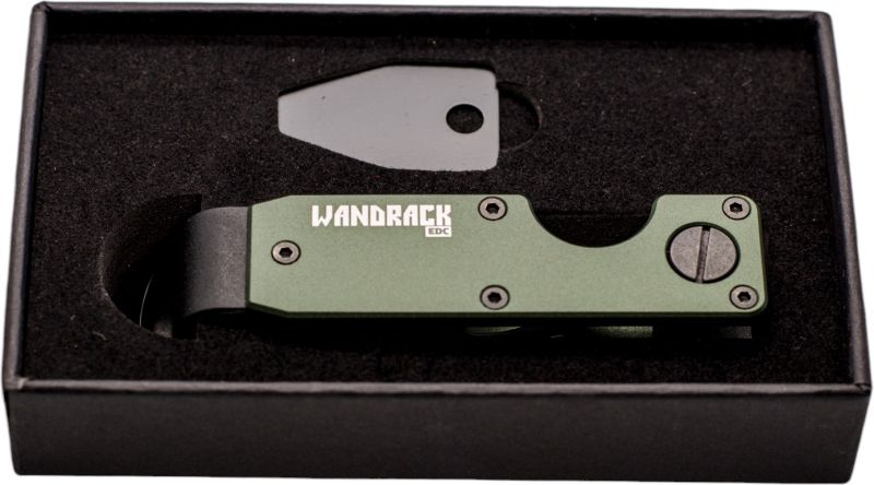 WANDRACK EDC Organizér na kľúče - aluminium green