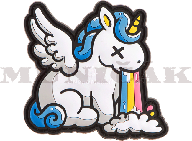 JTG 3D PVC Nášivka/Patch Unicorn Not Drunk