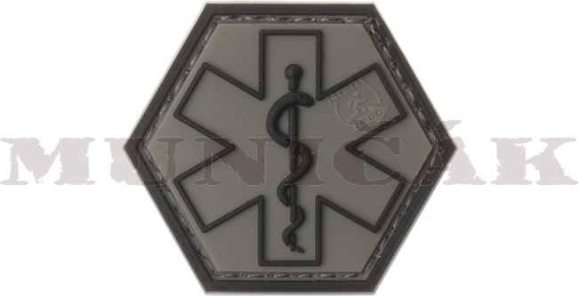 JTG 3D PVC Nášivka/Patch Paramedic Hexagon - ranger green