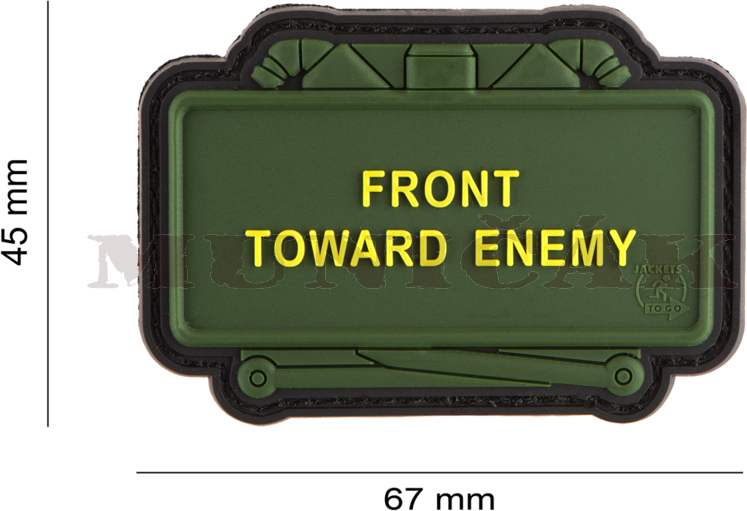 JTG 3D PVC Nášivka/Patch Claymore Mine - color