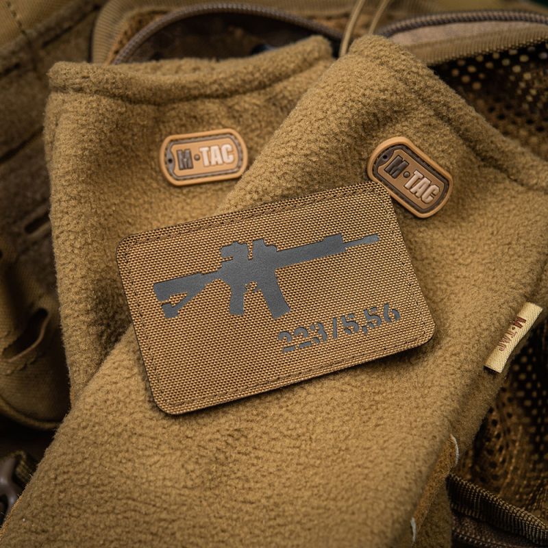 M-TAC Cordura Nášivka/Patch AR-15 223/5,56 - coyote / black (51111502)