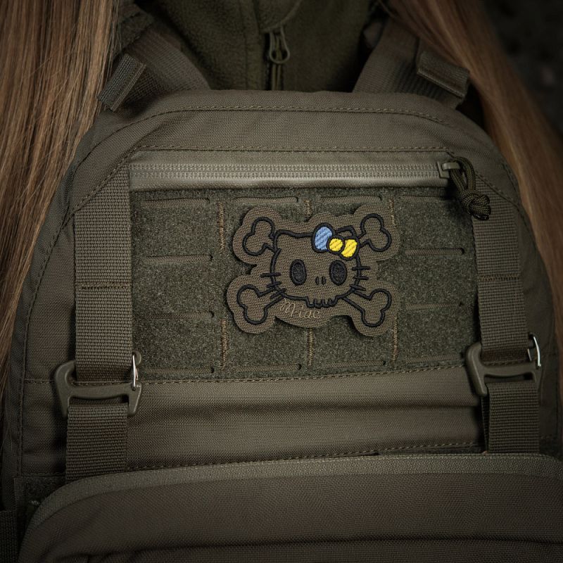 M-TAC Cordura Nášivka/Patch Kitty circuit - ranger green (51386223)