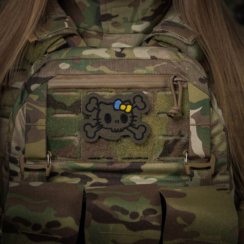 M-TAC Cordura Nášivka/Patch Kitty circuit - ranger green (51386223)