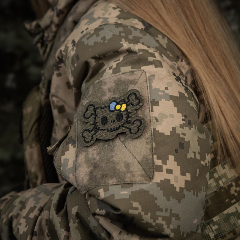 M-TAC Cordura Nášivka/Patch Kitty circuit - ranger green (51386223)