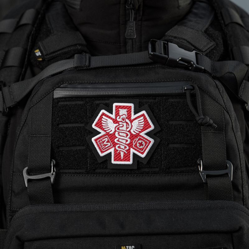 M-TAC Cordura Nášivka/Patch Paramedic - black (51432002)