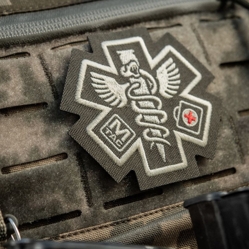 M-TAC Cordura Nášivka/Patch Paramedic - ranger green (51432023)