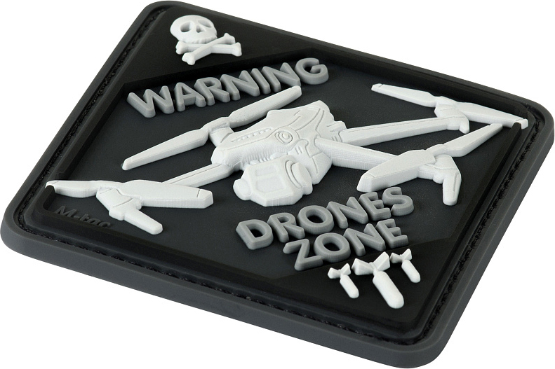 M-TAC 3D PVC Nášivka/Patch Drone Zone - black (51346002)