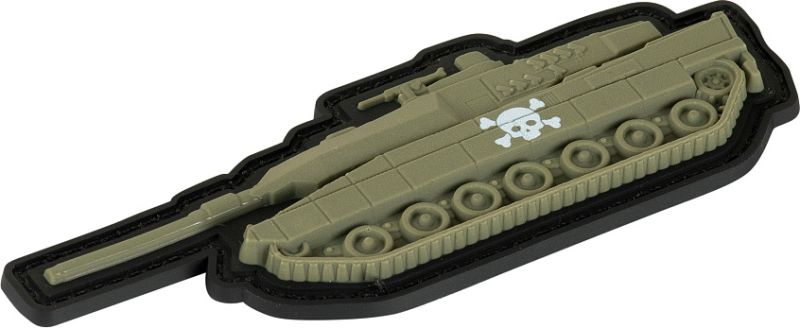 M-TAC 3D PVC Nášivka/Patch Tank Skull No1 - olive (51338312)