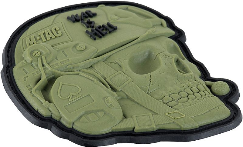 M-TAC 3D PVC Nášivka/Patch War is Hell - olive (51328001)