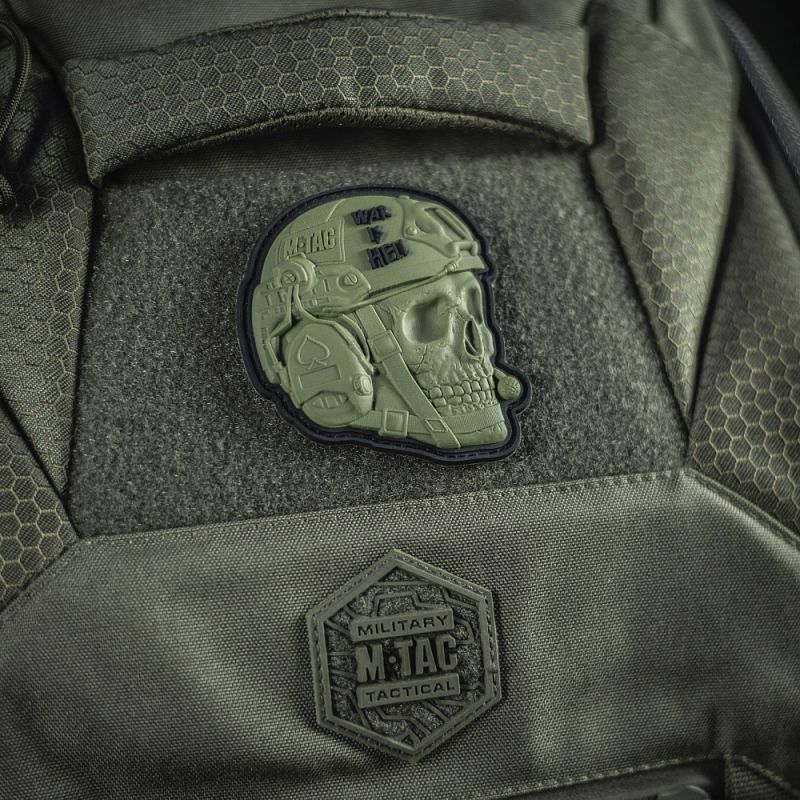 M-TAC 3D PVC Nášivka/Patch War is Hell - olive (51328001)