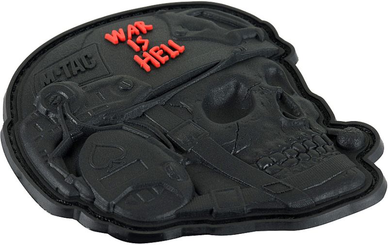 M-TAC 3D PVC Nášivka/Patch War is Hell - black (51328002)