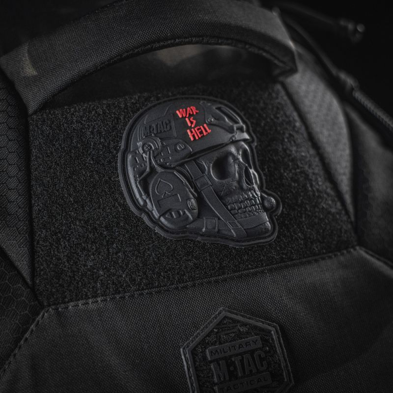 M-TAC 3D PVC Nášivka/Patch War is Hell - black (51328002)