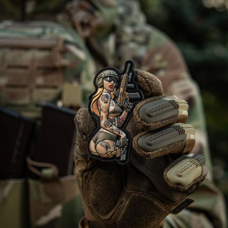 M-TAC 3D PVC Nášivka/Patch Tactical Girl No4 v.1 - color (51116214)