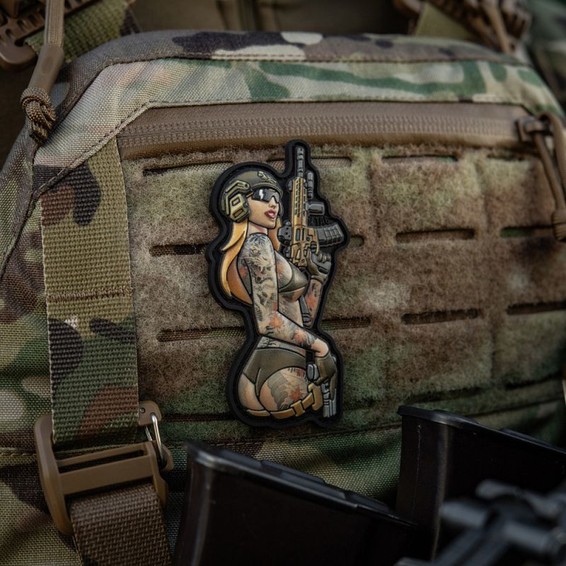 M-TAC 3D PVC Nášivka/Patch Tactical Girl No4 v.3 - color (51116239)