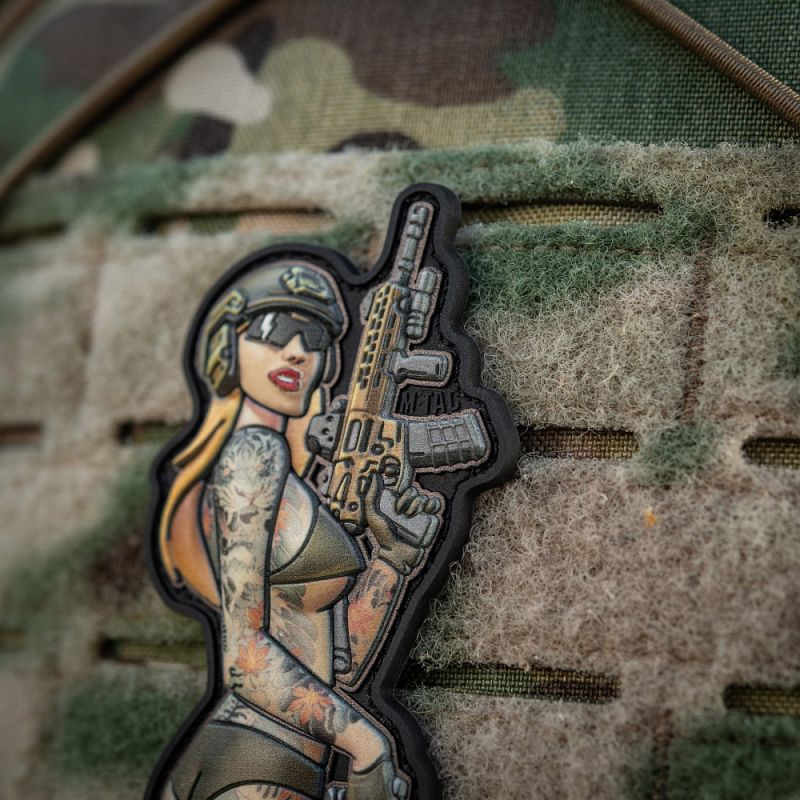 M-TAC 3D PVC Nášivka/Patch Tactical Girl No4 v.3 - color (51116239)