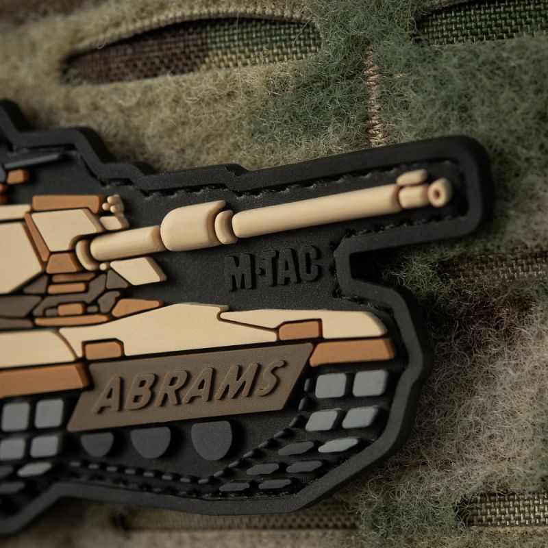 M-TAC 3D PVC Nášivka/Patch Abrams - coyote (51348357)