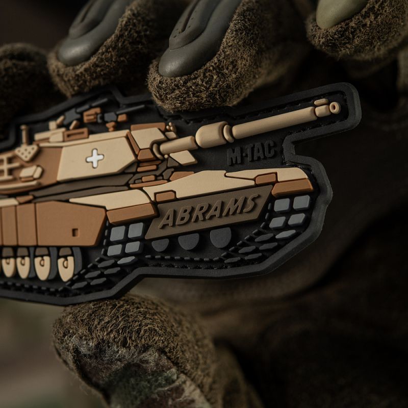 M-TAC 3D PVC Nášivka/Patch Abrams - coyote (51348357)