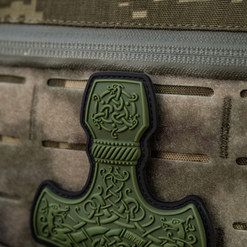 M-TAC 3D PVC Nášivka/Patch Mjölnir Large - olive (51348501)