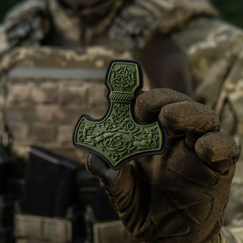 M-TAC 3D PVC Nášivka/Patch Mjölnir Large - olive (51348501)