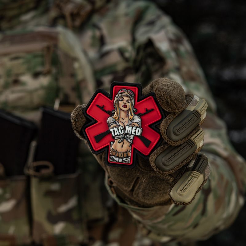 M-TAC 3D PVC Nášivka/Patch Tacmed - red / multicam (51475008)